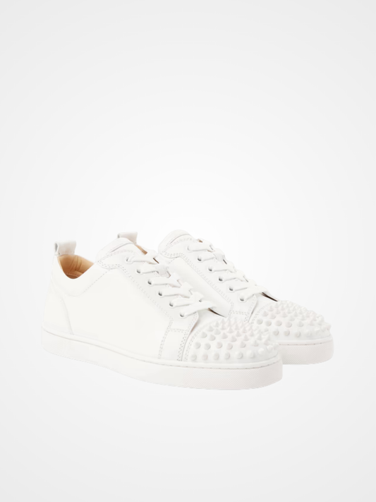 Spikes Leather Sneakers
