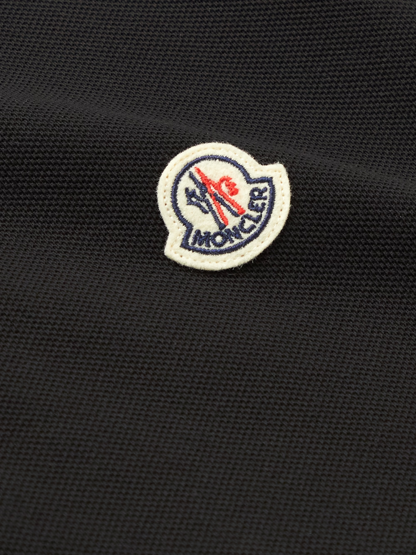 Tricolor Trimmed Piquet Polo Shirt