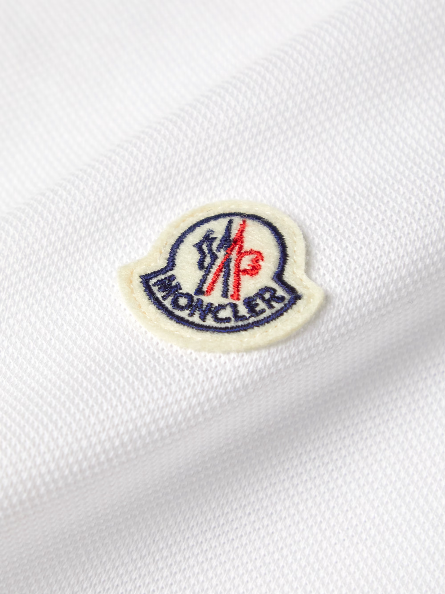 Tricolor Trimmed Piquet Polo Shirt