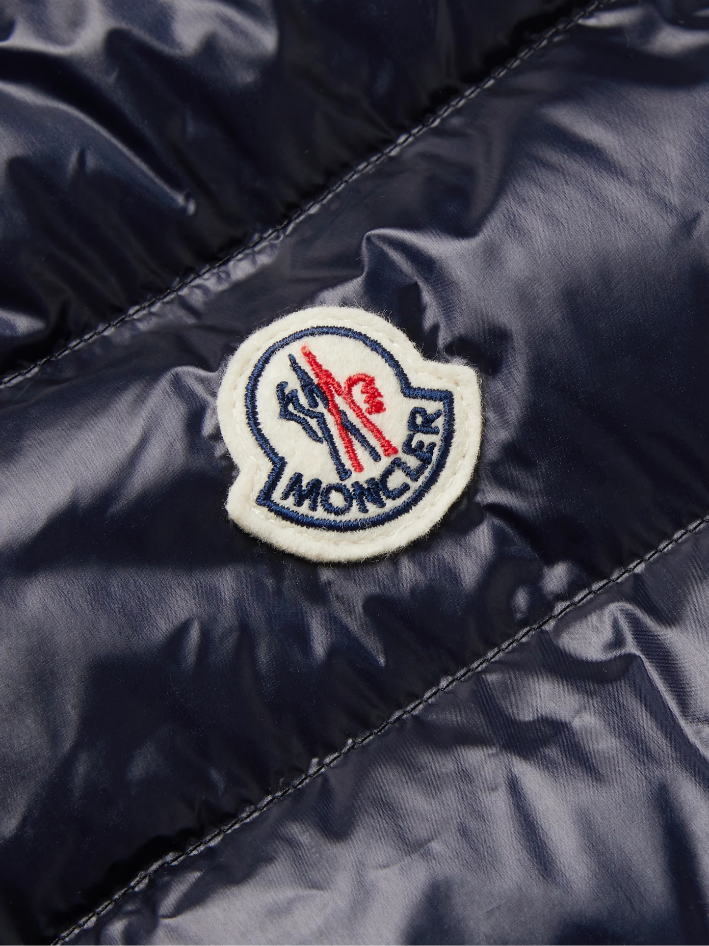 Glossy Shell Down Gilet