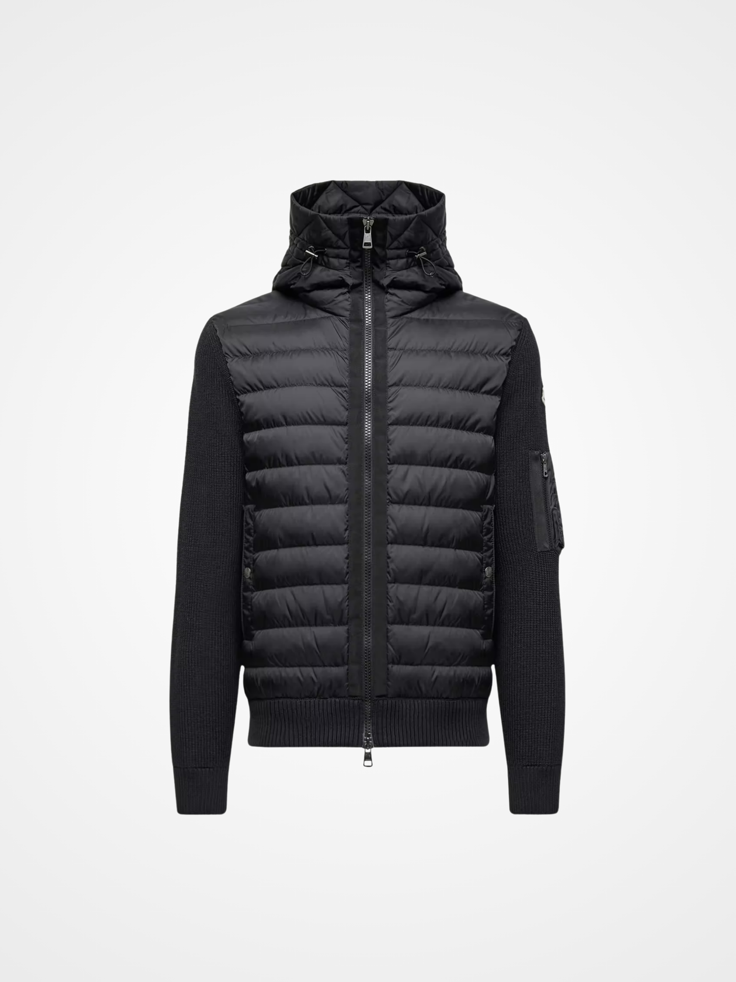 Padded Cardigan Zip-Up