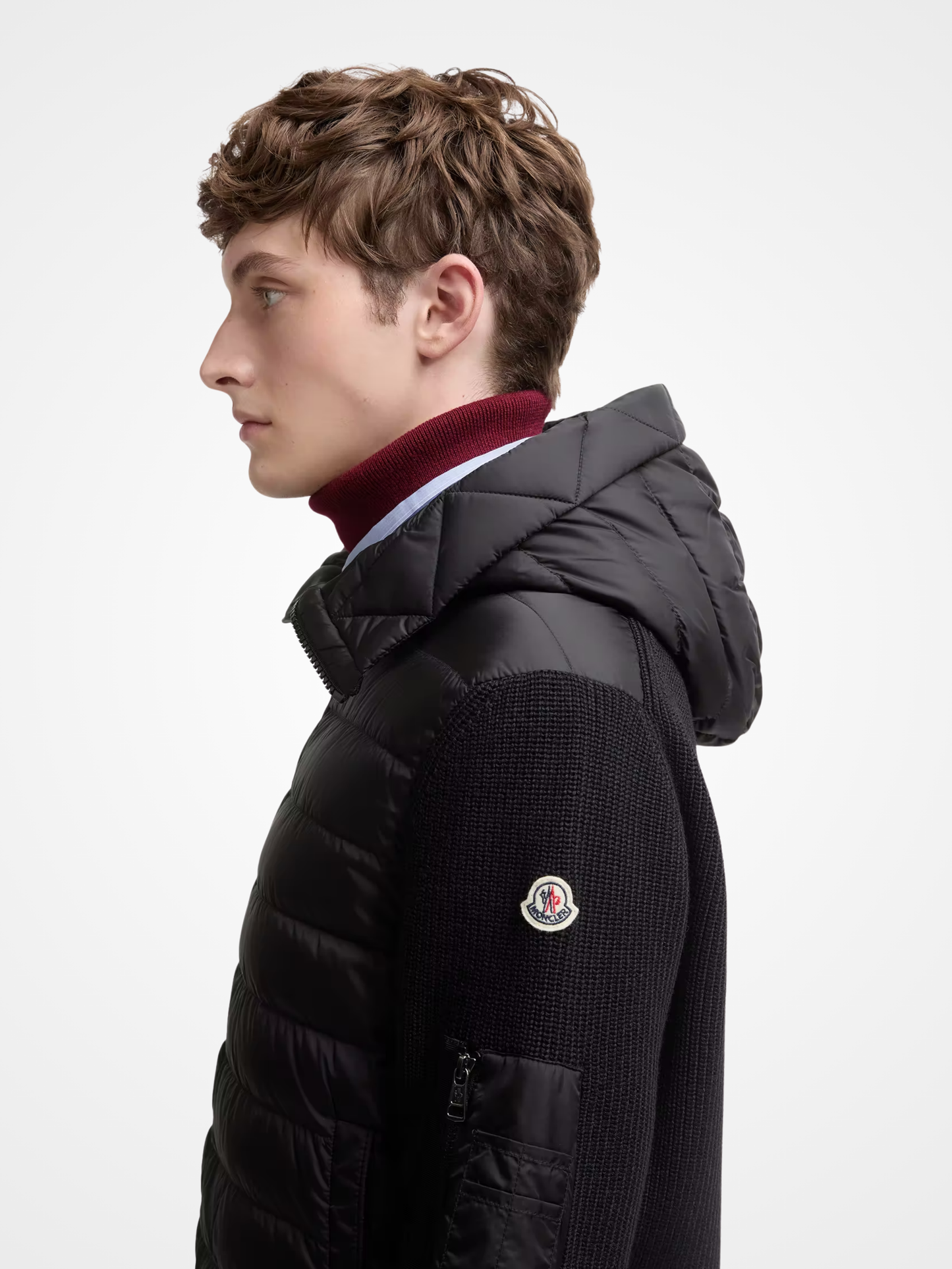 Padded Cardigan Zip-Up