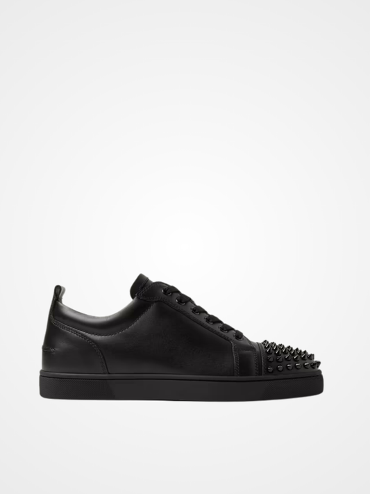 Spikes Leather Sneakers